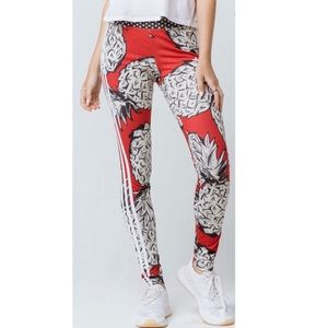 Adidas x Farm Pineapple Leggings NWT